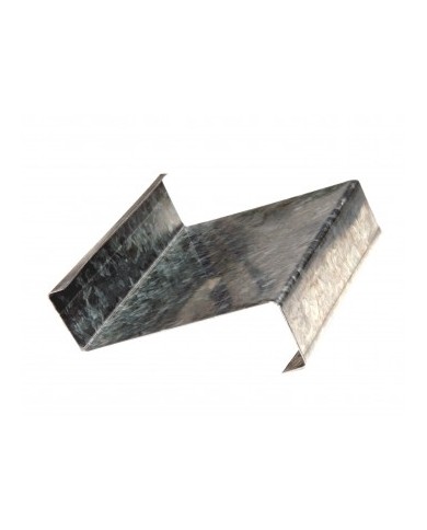 4", Z Purlin, 1.5mm, 1/2" x 2" x 4" x 2" x 1/2", 20 Feet