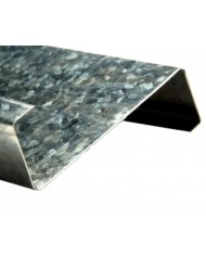 4", Z Purlin, 1.5mm, 1/2" x 2" x 4" x 2" x 1/2", 20 Feet