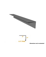 10 Ft, Drip Edge, 2" x 2" x 1/2", 26 Gauge 10 Ft, Drip Edge, 2" x 2" x 1/2", 26 Gauge