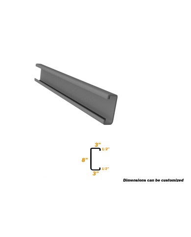 8", C Purlin, 1.5mm, 1/2" x 3" x 8" x 3" x 1/2", 30 Feet 8", C Purlin, 1.5mm, 1/2" x 3" x 8" x 3" x 1/2", 30 Feet