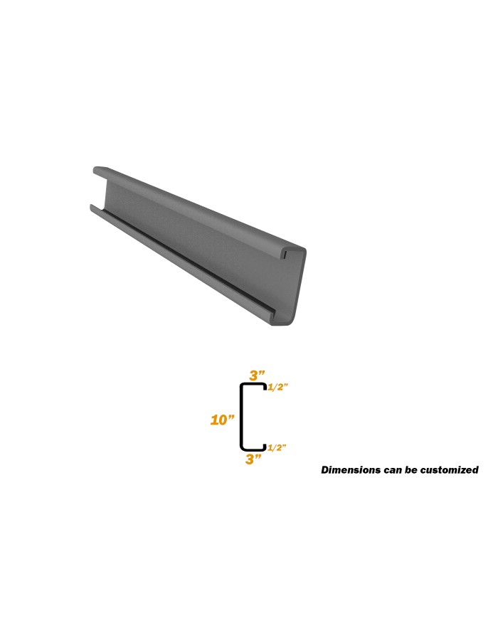 10", C Purlin, 1.5mm, 1/2" x 3" x 10" x 3" x 1/2", 20 Feet 10", C Purlin, 1.5mm, 1/2" x 3" x 10" x 3" x 1/2", 20 Feet