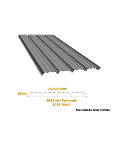 Reverse Nu-Wave Underceiling, 26 Gauge, 43" x 3 Ft Reverse Nu-Wave Underceiling, 26 Gauge, 43" x 3 Ft