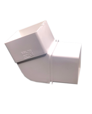 3", PVC Square Elbow Connector, 113 Degrees