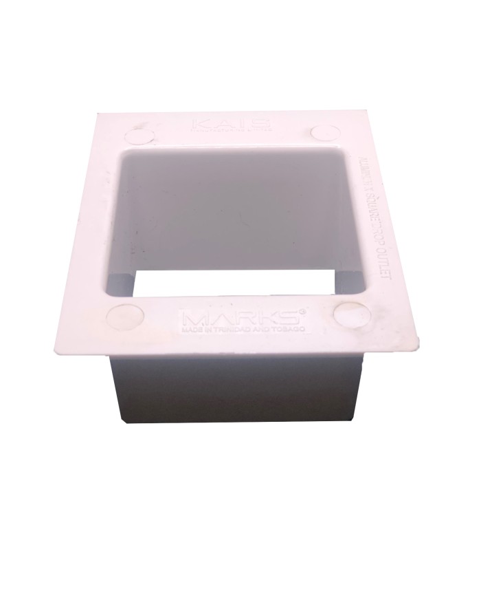 3", PVC Square Drop Outlet 3", PVC Square Drop Outlet