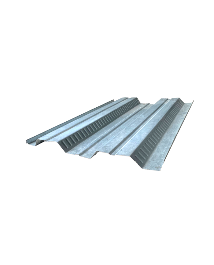 2.0", Steel Decking Pan, 2 Ft x 10 Ft, 20 Gauge