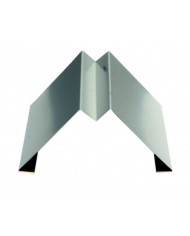 10 Ft, Valley Gutter, 1/2" x 10" x 1" x 1"x 10" x 1/2", 26 Gauge 10 Ft, Valley Gutter, 1/2" x 10" x 1" x 1"x 10" x 1/2", 26 Gauge